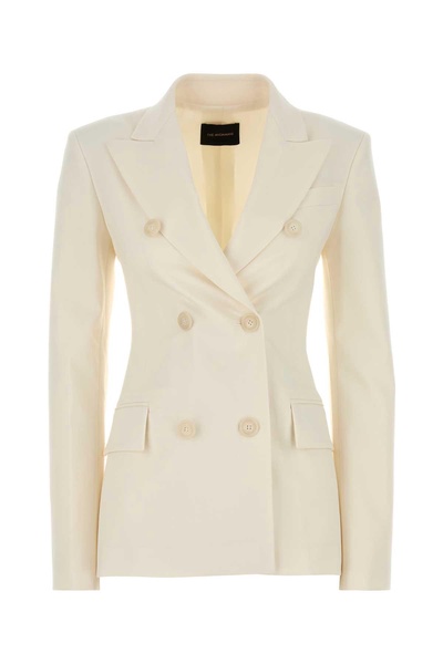 Ivory Stretch Gabardine Blazer