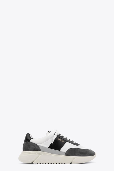 Genesis Vintage Runner White, Grey And Black Low Sneaker - Genesis Vintage Runner