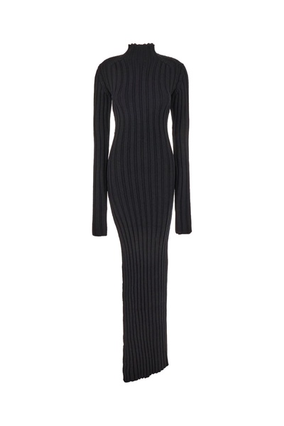 Black Wool Sweater Dress