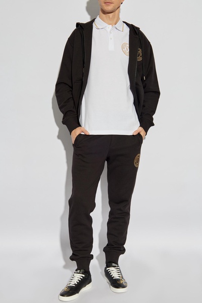 Versace Jeans Couture Polo With Embroidered Logo