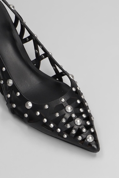 Bizarre Pumps In Black Leather