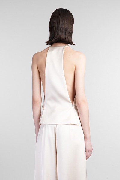 Verushka Top Topwear In Beige Polyester
