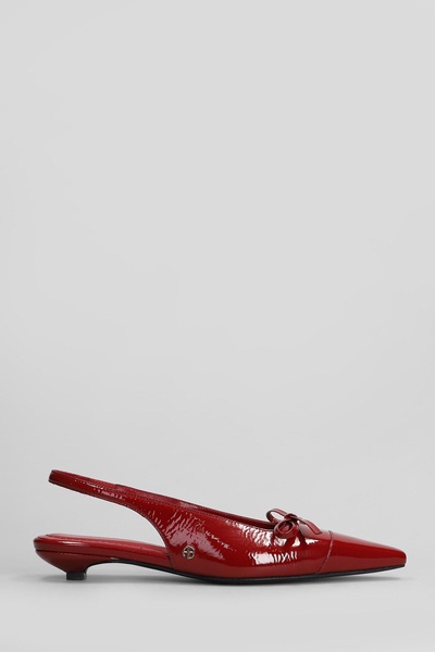 Zoey Pumps In Red Leather