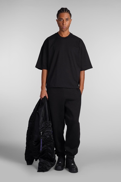 Heavy T Uv T-shirt In Black Cotton