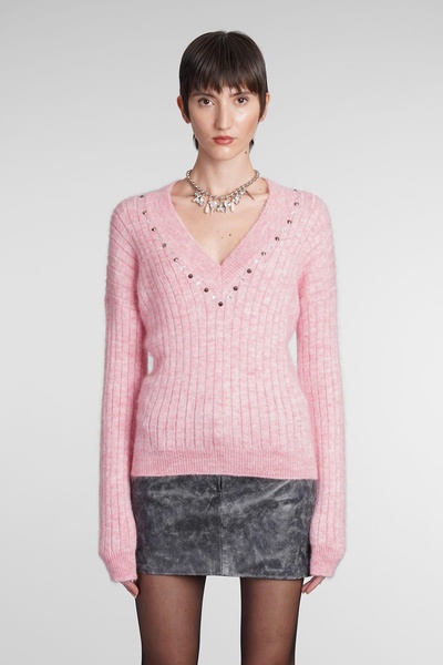 Mohair Knit V-neck Jumper