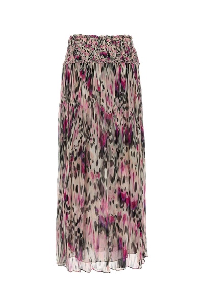 Printed Silk Rolande Skirt