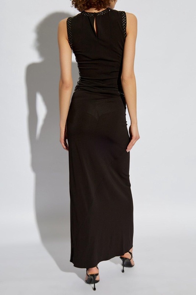 Crystal-embellished Sleeveless Maxi Dress