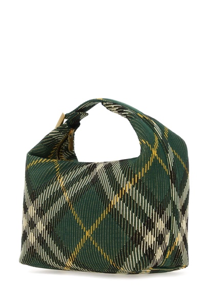 Medium Peg Check-pattern Tote Bag