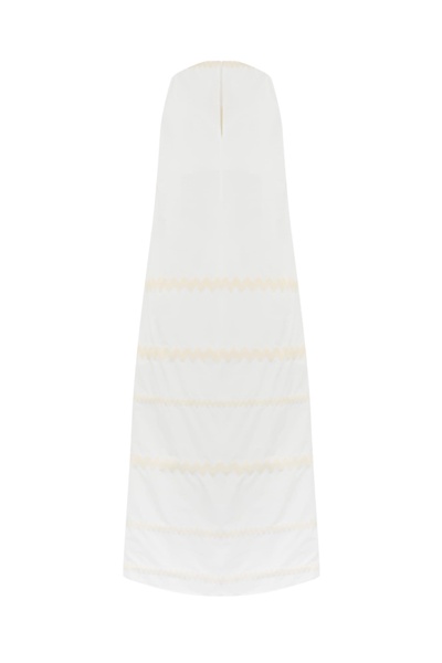 Dress With Zig Zag Embroidery
