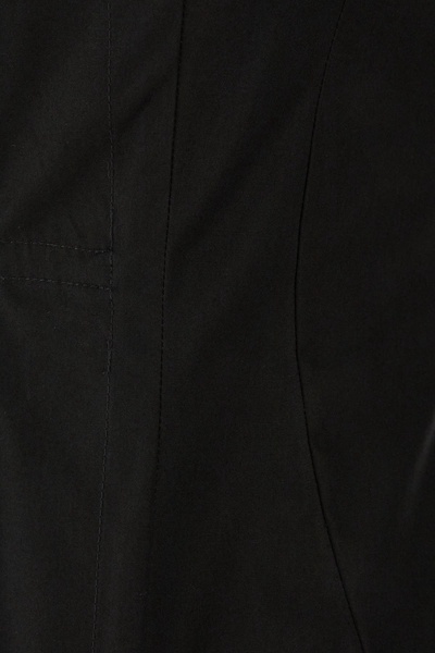 Black Cotton Linsey Blouse