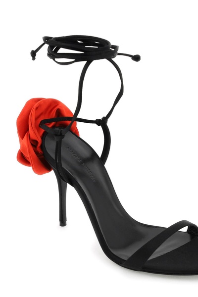 'red Flower' Sandals
