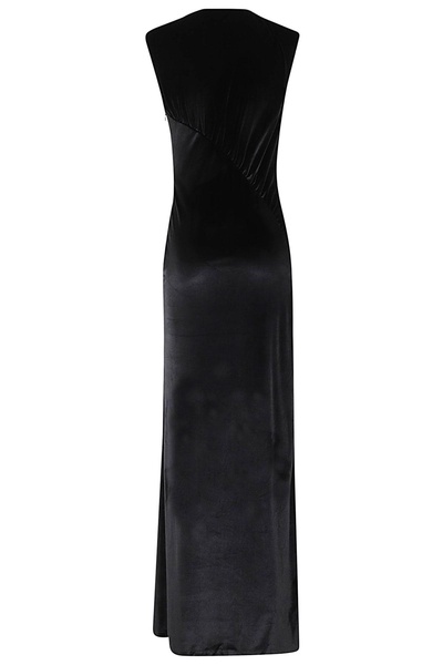 L Dress In Velvet W Hotfix