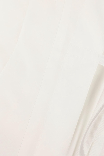 White Cotton Linsey Blouse
