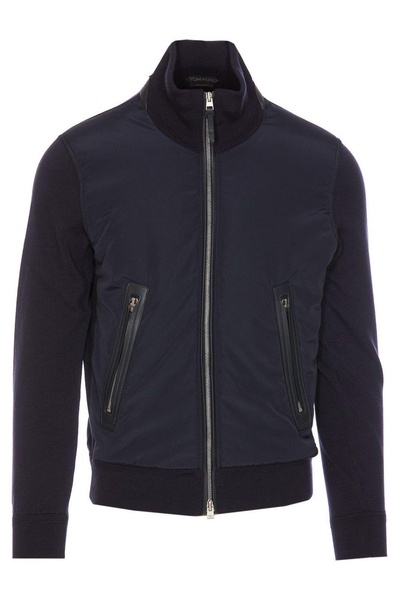High-neck Zipped Jacket