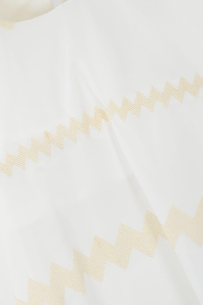 Dress With Zig Zag Embroidery
