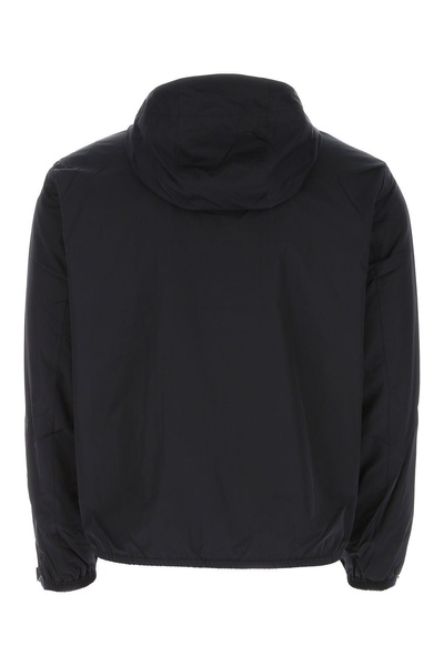 Navy Blue Polyester Jacket