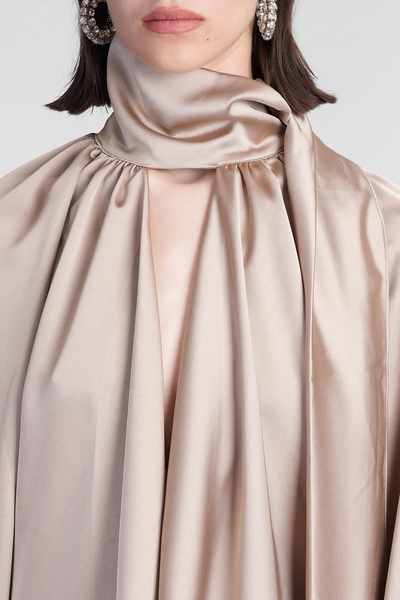 Viola Blouse In Grey Polyester
