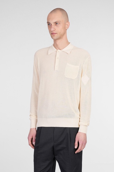Polo In Yellow Cotton