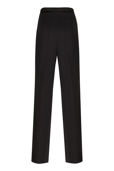 Crêpe Wide-leg Trousers