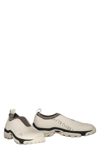 Logo Detail Leather Sneakers