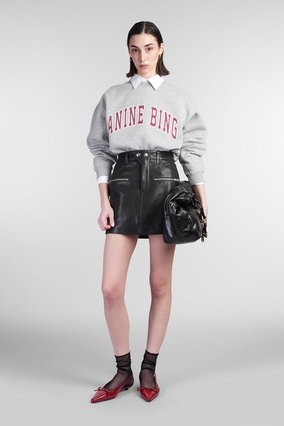 Spencer Sweatshirt In Grey Cotton