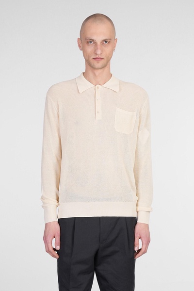 Polo In Yellow Cotton