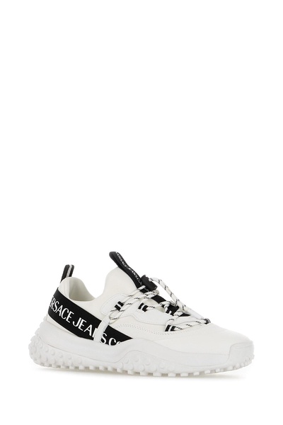 Two-tone Fabric Sneakers