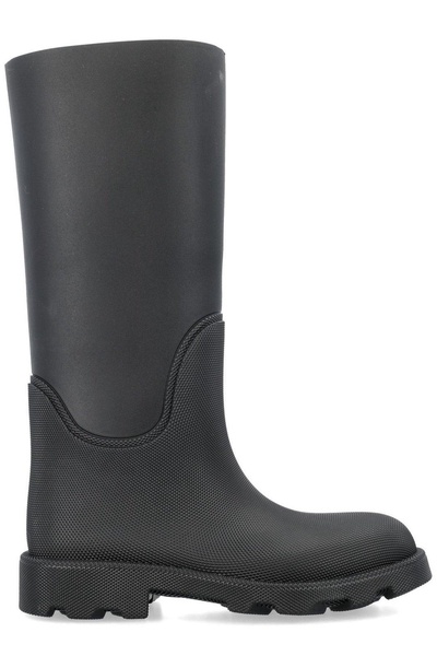 Round-toe Chunky-sole Boots
