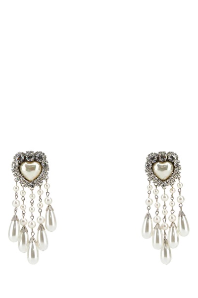 Embellished Metal Earrings