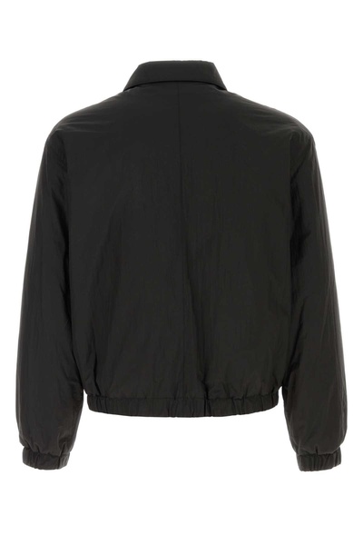 Black Stretch Nylon Jacket