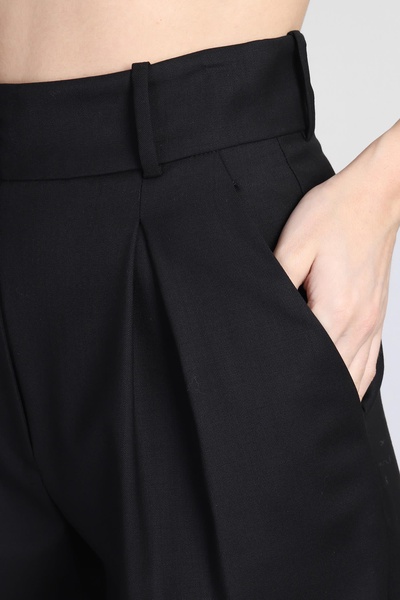 Motel Pants In Black Cotton