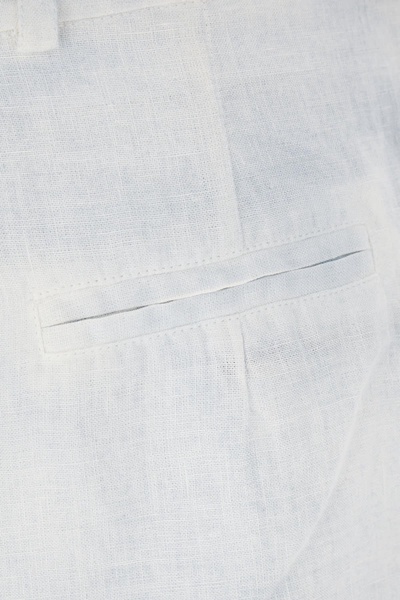 Pastel Light Blue Hemp Bermuda Shorts