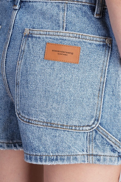 Shorts In Blue Cotton