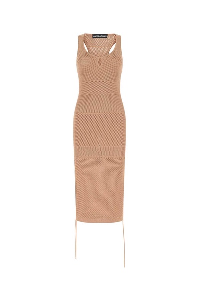 Biscuit In Stretch Mesh Dress