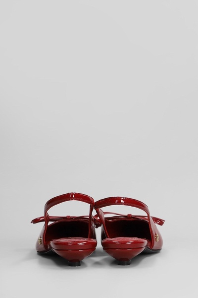 Zoey Pumps In Red Leather