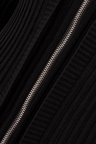Black Stretch Viscose Blend Dress