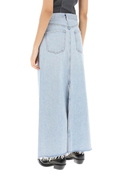 Hilla Long Denim Skirt