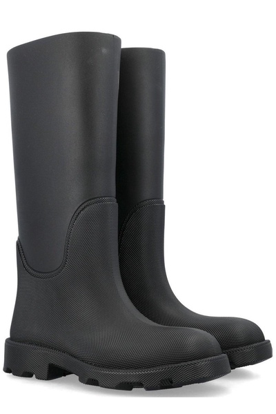 Round-toe Chunky-sole Boots