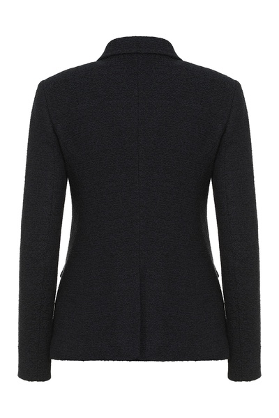 Boucle Jersey Single-breasted Jacket