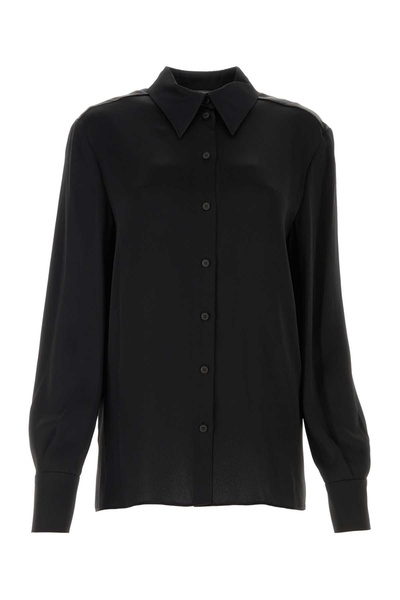Black Satin Shirt