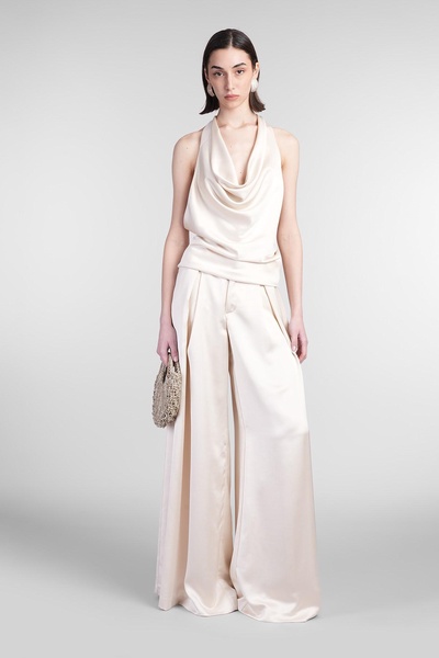 Verushka Top Topwear In Beige Polyester