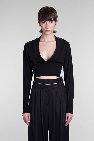 Topwear In Black Viscose