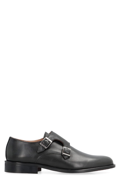 Leather Monk-strap Shoes