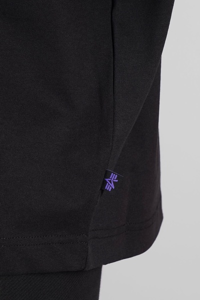 Heavy T Uv T-shirt In Black Cotton