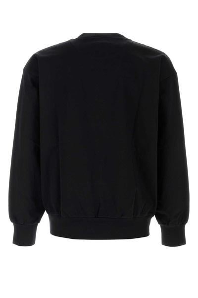 Black Cotton Sweatshirt