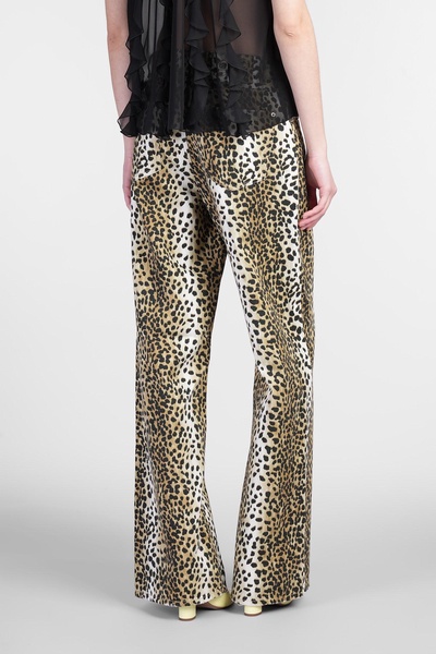 Multicolor Brown Pants