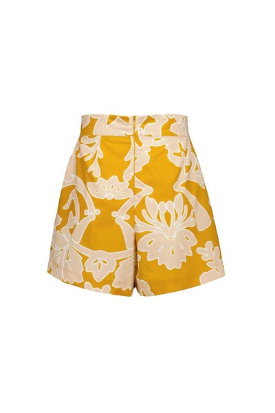 Guia In Flowered Ochre Cotton