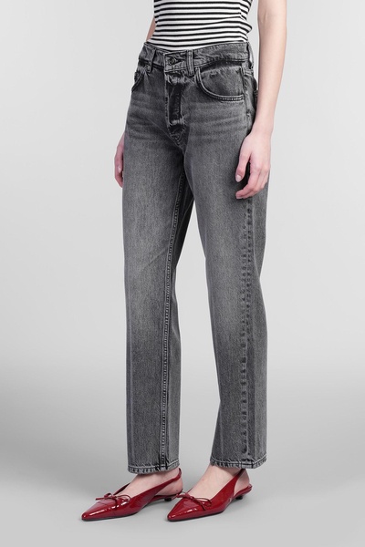 Kate Jeans In Grey Cotton