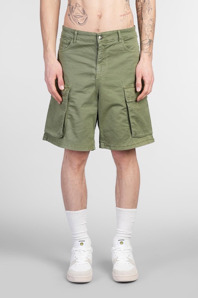 Shorts In Green Cotton