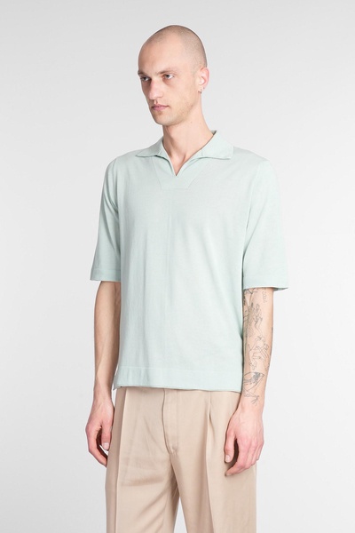 Polo In Green Cotton